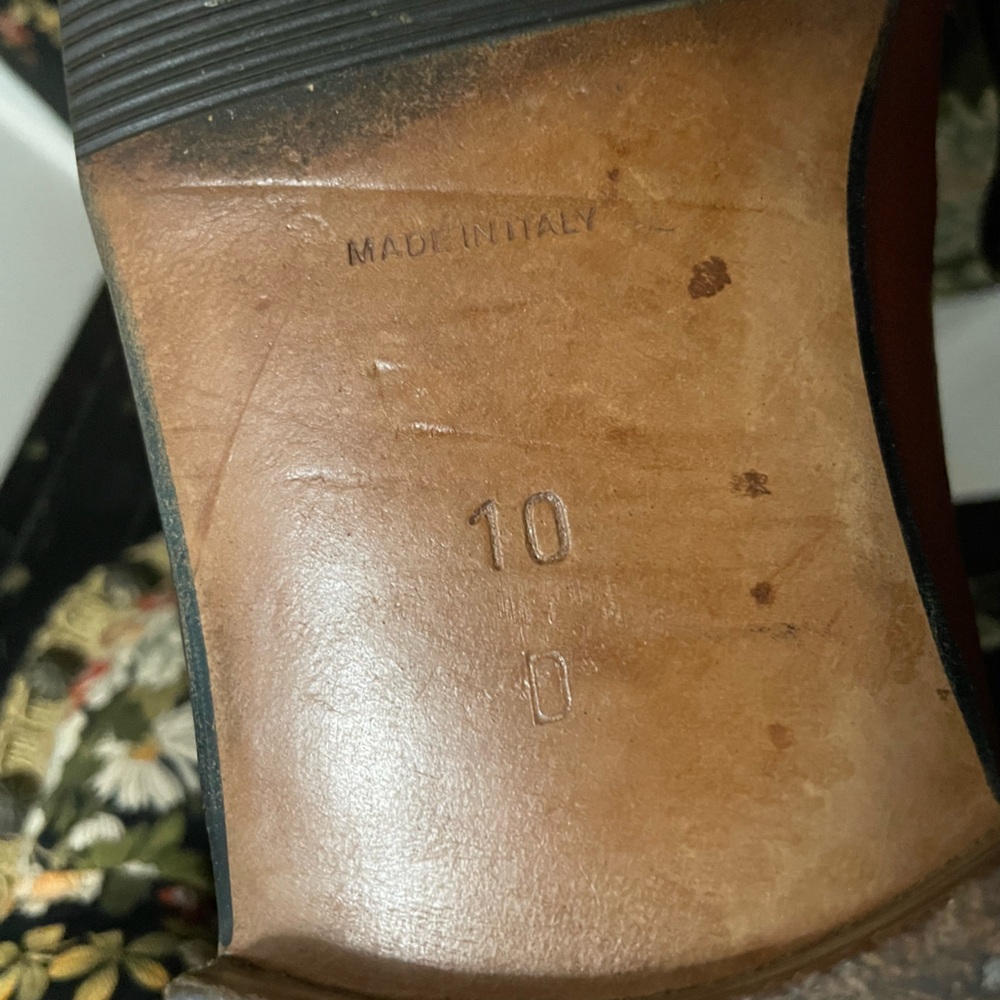 Vintage Salvatore Ferragamo Rich Brown Leather Loafers - Picture 10 of 11